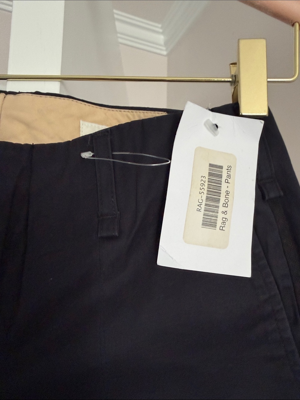 rag & bone navy slim chino pants size 24 - Picture 2 of 8